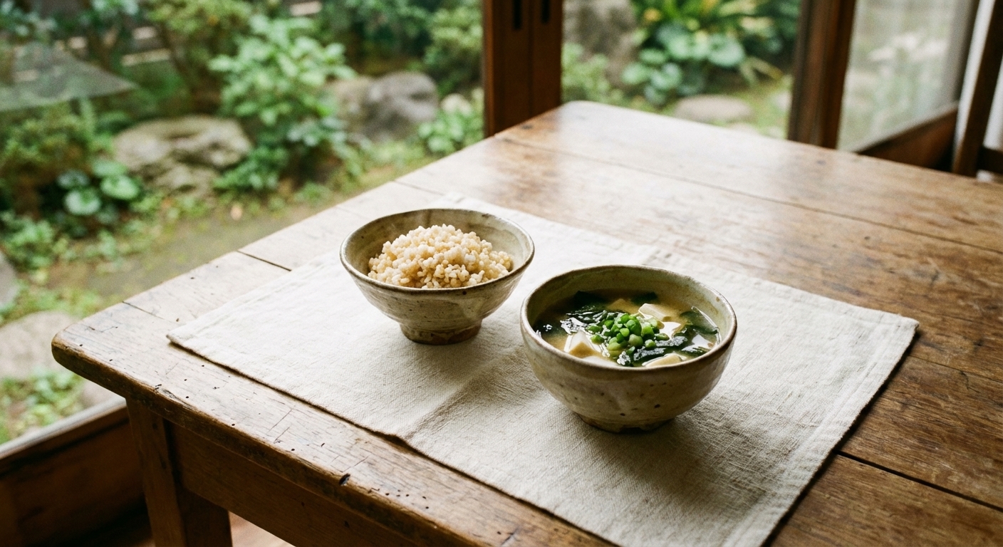 玄米×味噌汁の最強コンビ｜日本の伝統食で体を整える